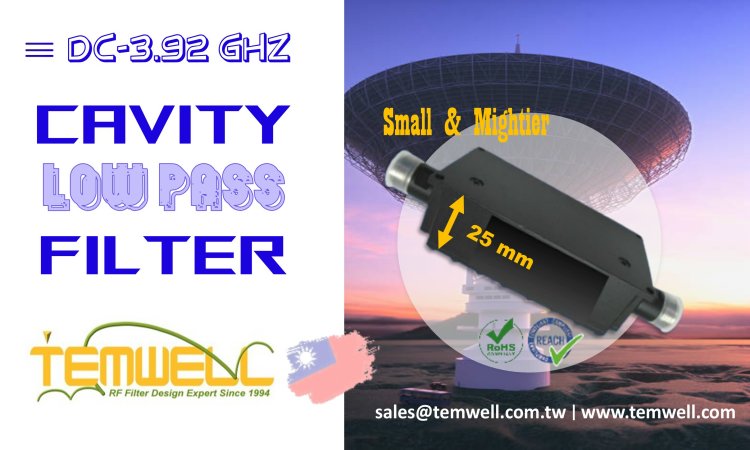 DC-3.92GHz Cavity Low Pass Filter